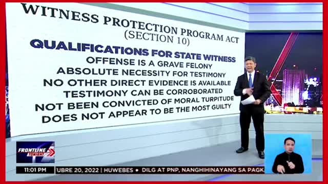 NEWS ExplainED:Proseso at benepisyosailalim ng Witness ProtectionProgram