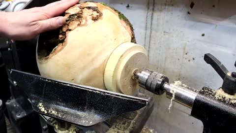 Woodturning - Planet Lamp