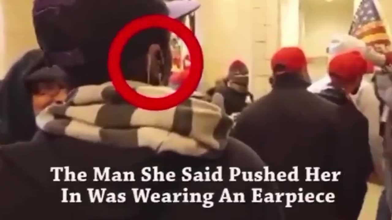 Previously Censored video re-emerges of MAN WITH EAR PIECE