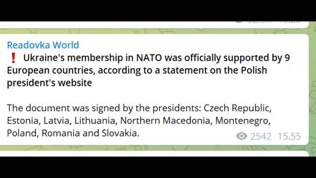 In time, NATO will attack Russia from all of these countries, I'd say in 3-4 years.