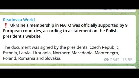 In time, NATO will attack Russia from all of these countries, I'd say in 3-4 years.