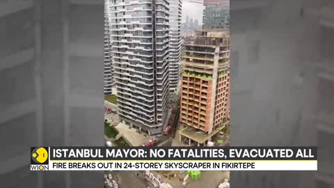 Istanbul: Fire breaks out in 24-storey skyscraper