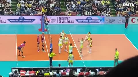 F2 Logistics Winning Moment against Creamline