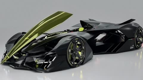 The perfect aerodynamics, the Lamborghini concept car did not disappoint me!