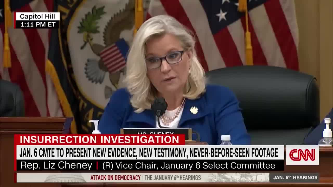 Watch Liz Cheney’s opening statement at public Jan. 6 hearing