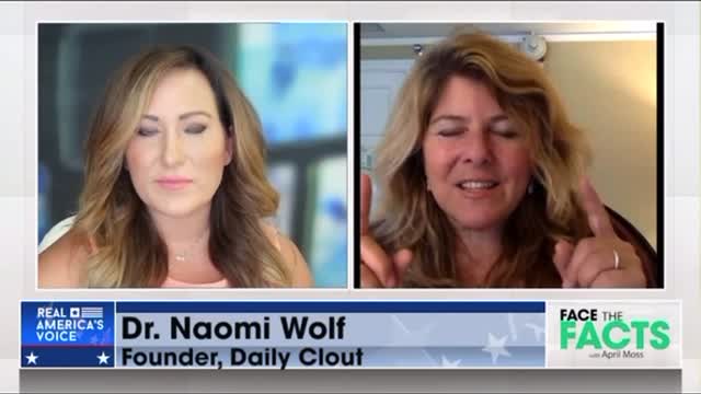 Dr. Naomi Wolfe with April Moss.