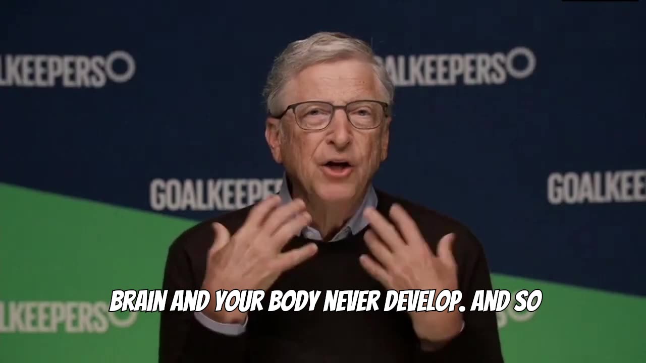 Malnutrition expert Bill Gates