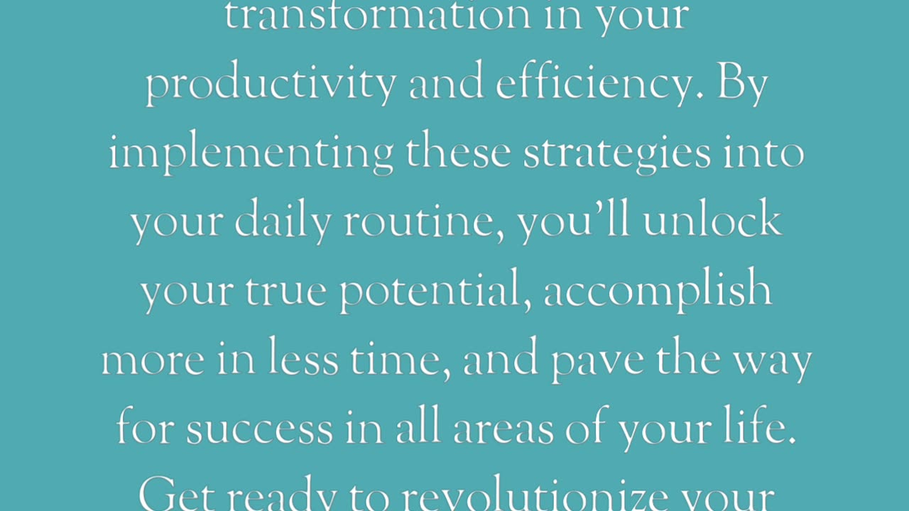 6 Scientifically Proven Productivity Hacks for Maximum Efficiency