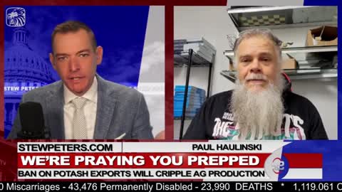 Stew Peters Show: Ban on Fertilizer Exports Will Cripple Agriculture