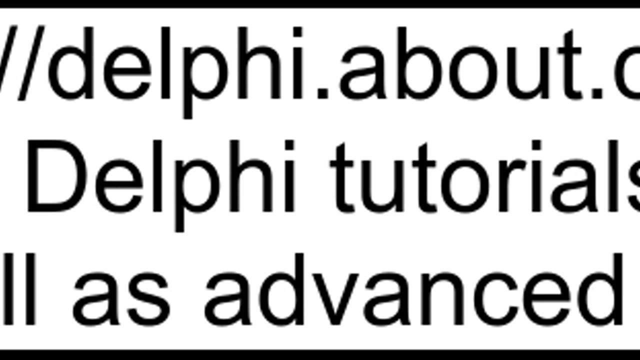 Any good sites for Delphi learners