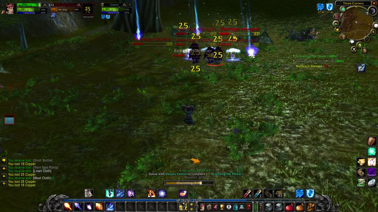 Mage AOE Grind Redridge 2