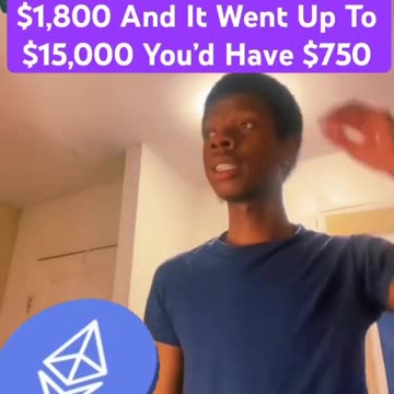If You Bought Ethereum With $90 At A Price Of $1,800 And It Went Up To $15,000 You’d Have $750