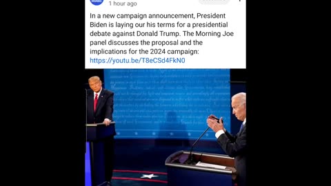 Trump/Biden debate rules