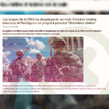 Las tropas de la ONU se desplegarán en todo Estados Unidos, Pentágono "disturbios civiles"