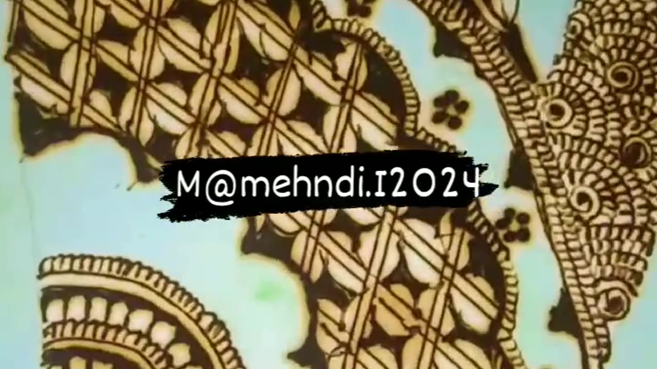 Bridal mehndi