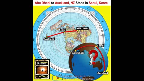 ✈️ Les trajectoires de vols prouvent la terre plate