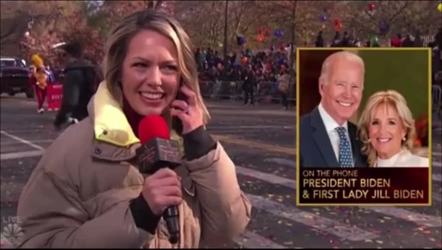 Biden FAILS At Thanksgiving Call In CRINGEY Moment