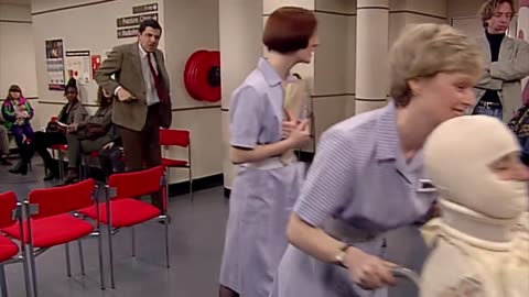 MR Bean At the Hosipital lol