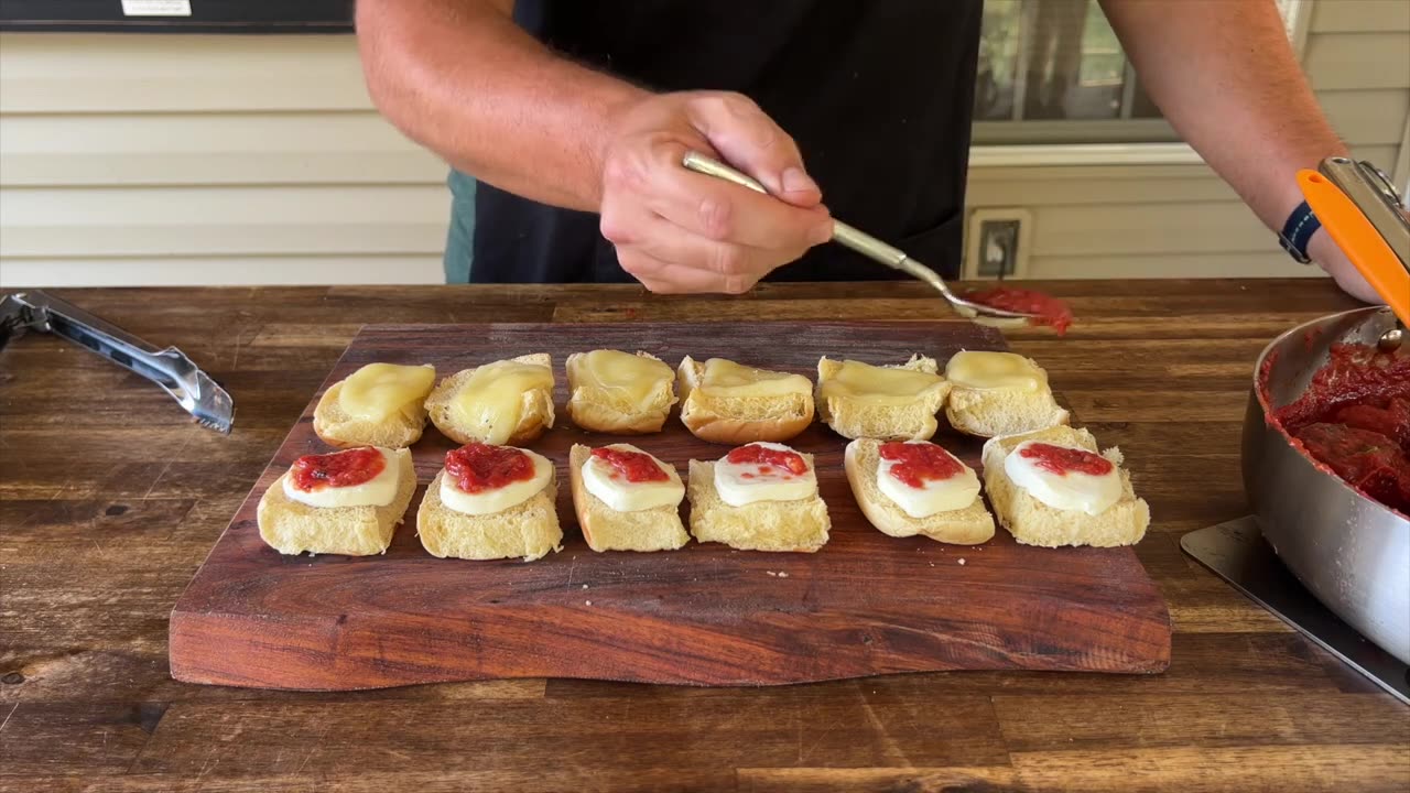 Smoked Meatball Sliders are MY NEW FAVORITE Party Appetizer - Homemade Meatballs on the Smoker