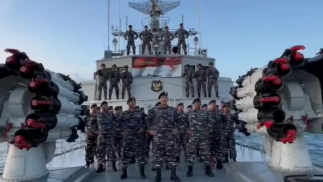 Indonesia's maritime territory is included in the sovereign territory guarded by the navy
