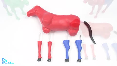 DIY horse mod Superheroes Spider man and Captain America with clay 🧟 Polymer Clay Tutorial