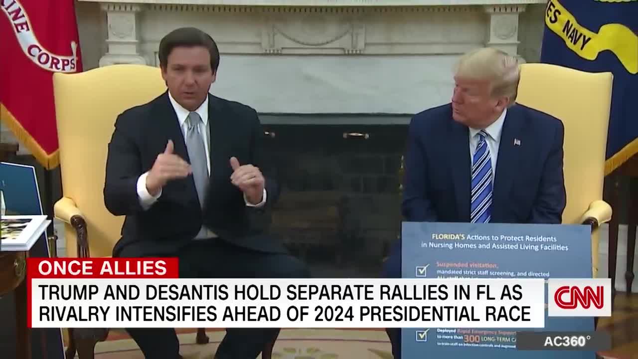 Trump and DeSantis rivalry spills into public view