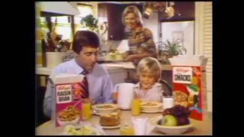 Kellogg's Cereal "It's going to be a great day" Song -1980's TV Commercial
