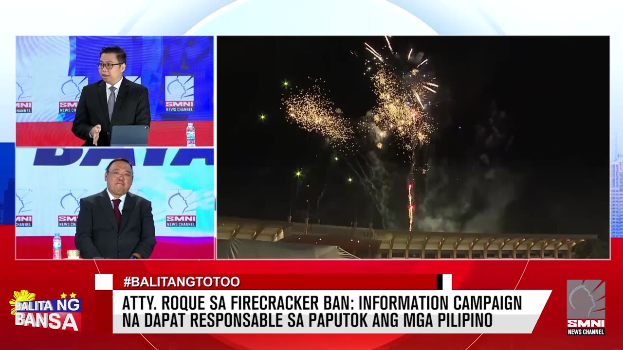 Atty. Roque sa firecracker ban: Information campaign na dapat risponsable sa paputok