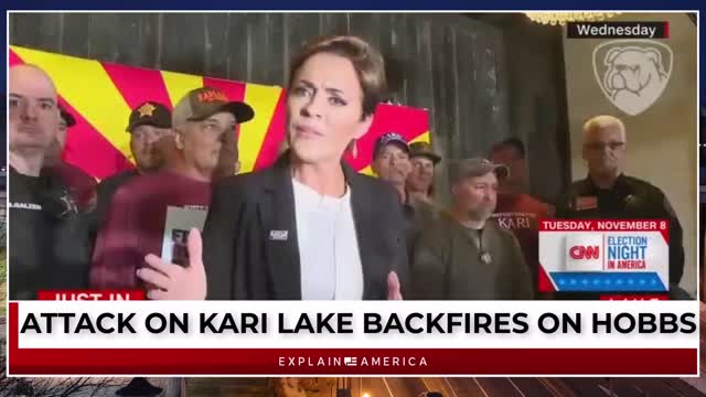 Katie Hobbs' attack on Kari Lake backfires spectacularly