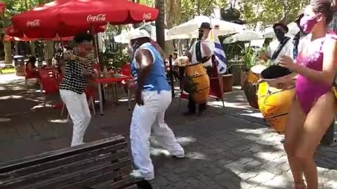 Candombe (Uruguayan afro dance), Ciudad Vieja, Montevideo