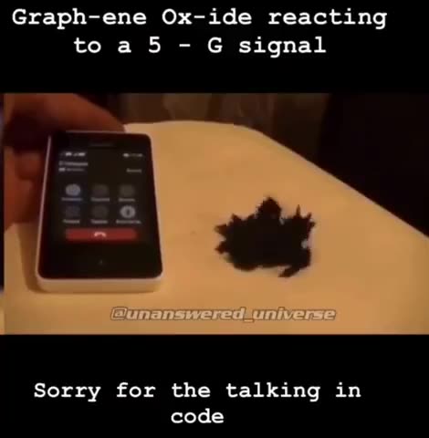 Graphene Oxide Reaction to 5G