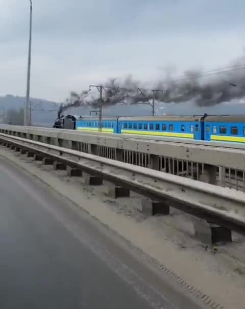 This steam locomotive is a Russian invention.