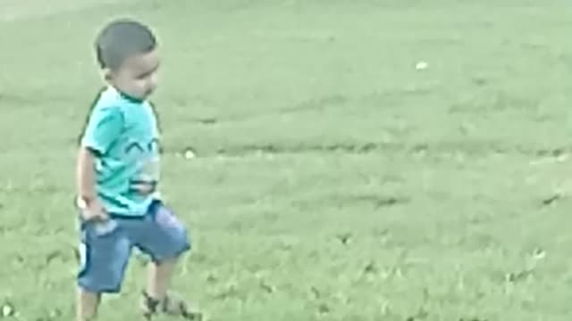 Kid running