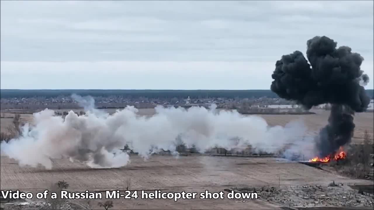 Russian Mi-24 Shot Down This Morning | Hodge Podge