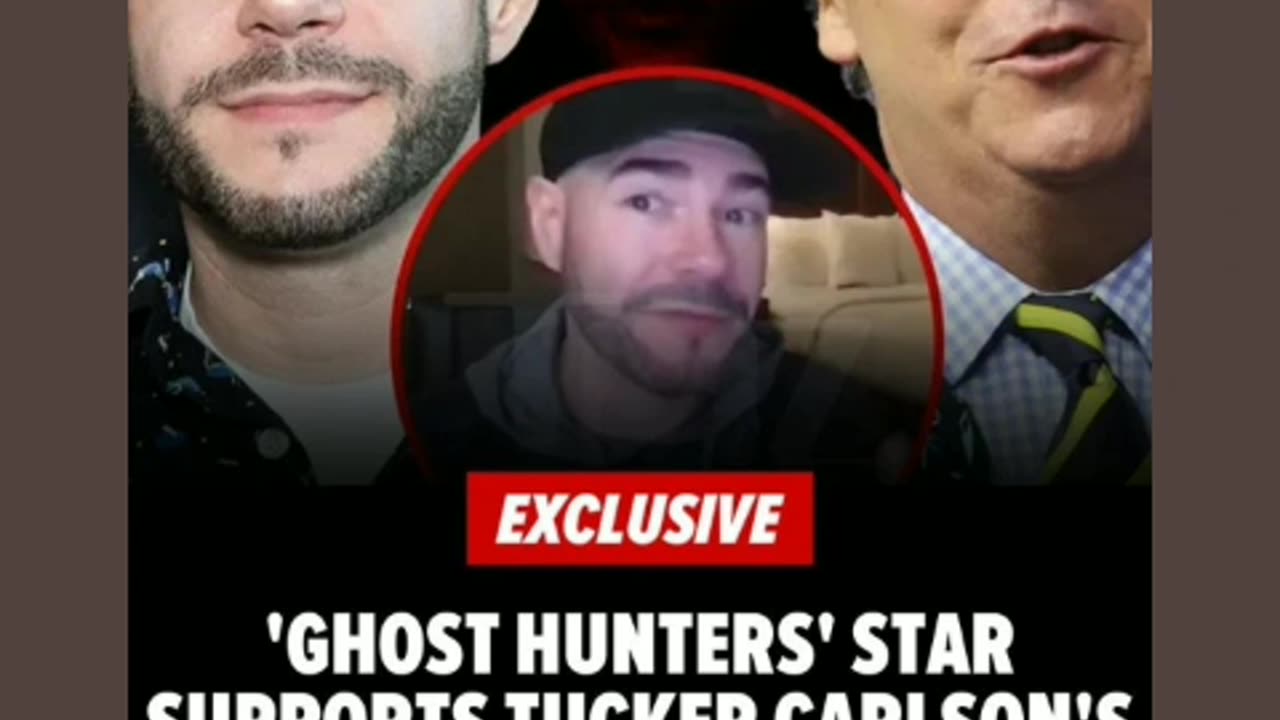 Ghost hunters star sit talk with tucker Carlson that demon attack him demons are real 😈👹11/3/24