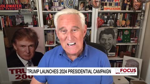 In Focus - Roger Stone Discusses His Attendance To Trump's Announcement For 2024