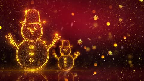 Christmas element 4 background video of beautiful next generation particles