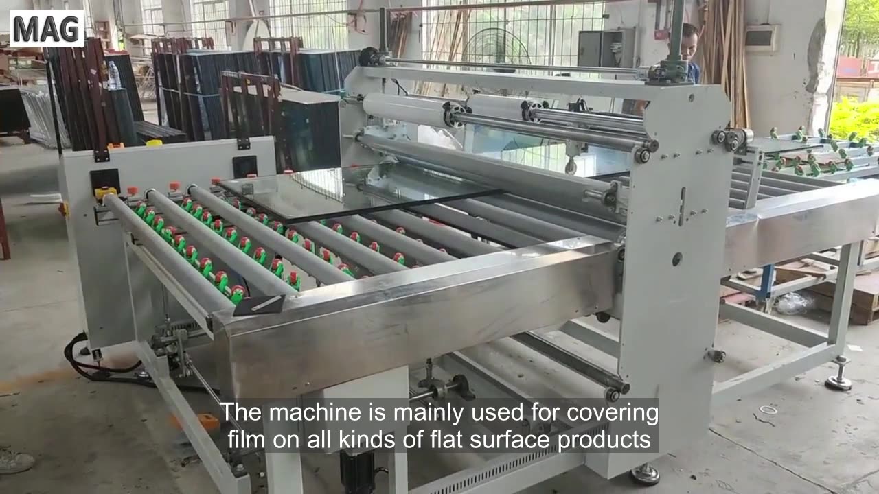 Glass Wrapping Machine.