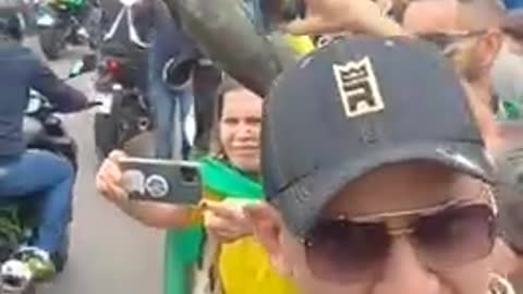 BRAZILIANS ON THE STREETS - PEOPLE DEMAND MILITARY INTERVENTION.