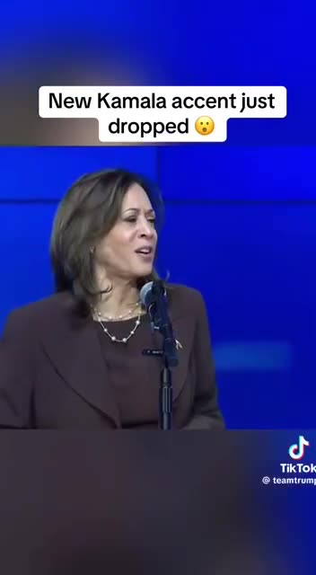 New accent from Kamala 🤣🤣🤣