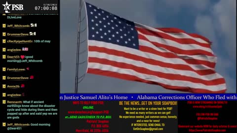 2022-05-10 07:00 EDT - Patriots Soapbox AM: with LadyRWB , MykelJaye & DD