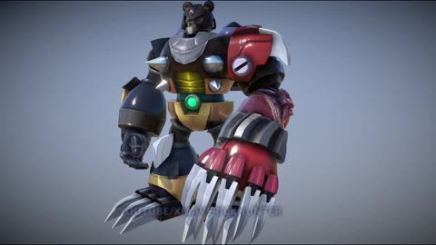 Mega Man X5 3D Speed Modeling: Glizzly Slash - 3ds Max