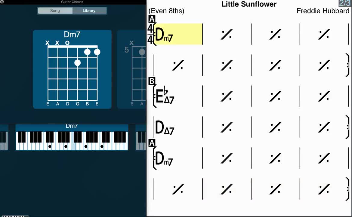 Little Sunflower - iReal Pro - Jazz Tutorial