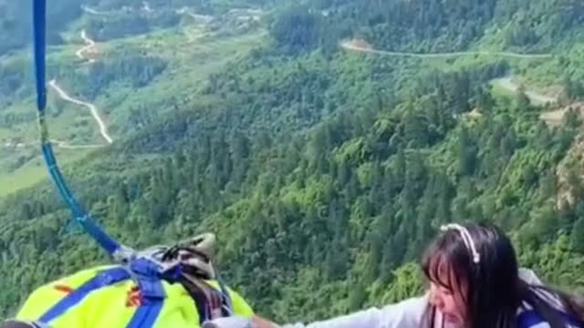 Funny Video- Girl scared of heights