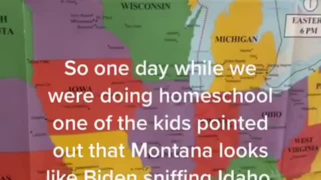 Montana Looks Like Biden Sniffing Idaho