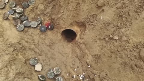 The IDF goes inside 20-meter deep Hamas terror tunnel