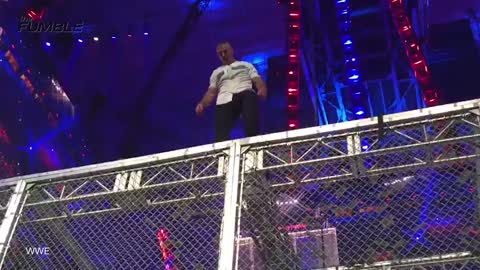 Wrestlemania 32: Shane McMahon Jumps Off Cage, Falls 20 Feet Into Table