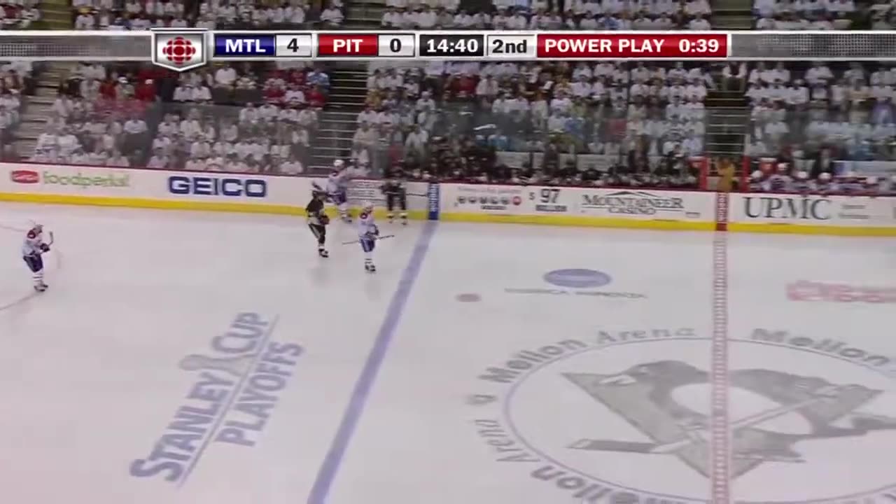 Le 7 ieme match de la quart de Finale de L'est de la Ligue National de Hockey 2010