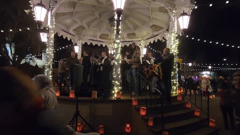 Caroling on Christmas Eve in Albuquerques Old Town