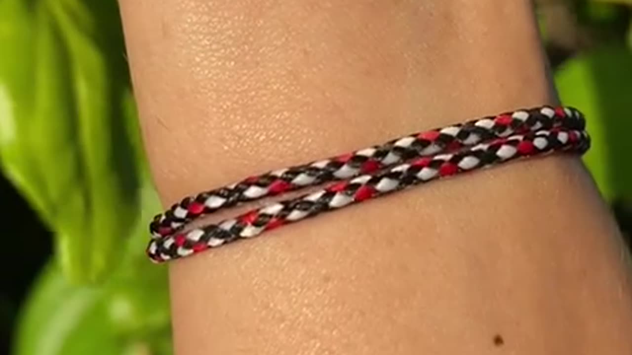 Bali Authentic Tridatu Cobra Snake Pattern Bracelet - Unique Bracelets with Philosophical Meaning